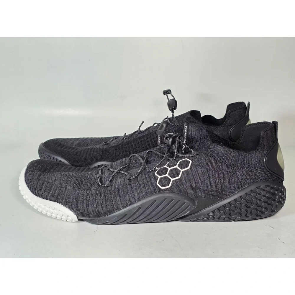 VivoBarefoot Motus Flex Men's Athletic Shoes Size 14 EU 48 Black‎ Neon Sneakers